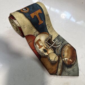 Eagles Wings NCAA Tennessee Volunteers VOLS Silk Tie Officially Licensed 4” X 59